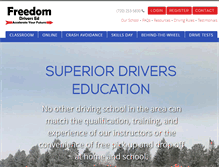 Tablet Screenshot of freedomdriversed.com